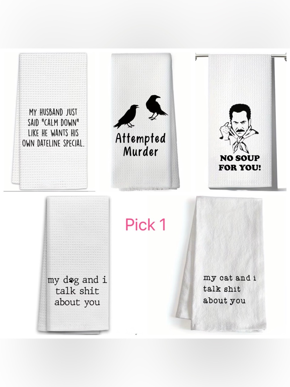 Funny  Dish Towels pk. 1